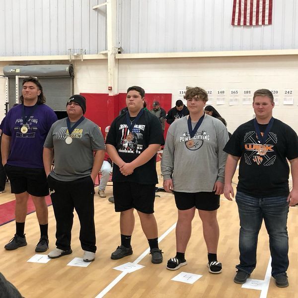 Regional Powerlifting winners
